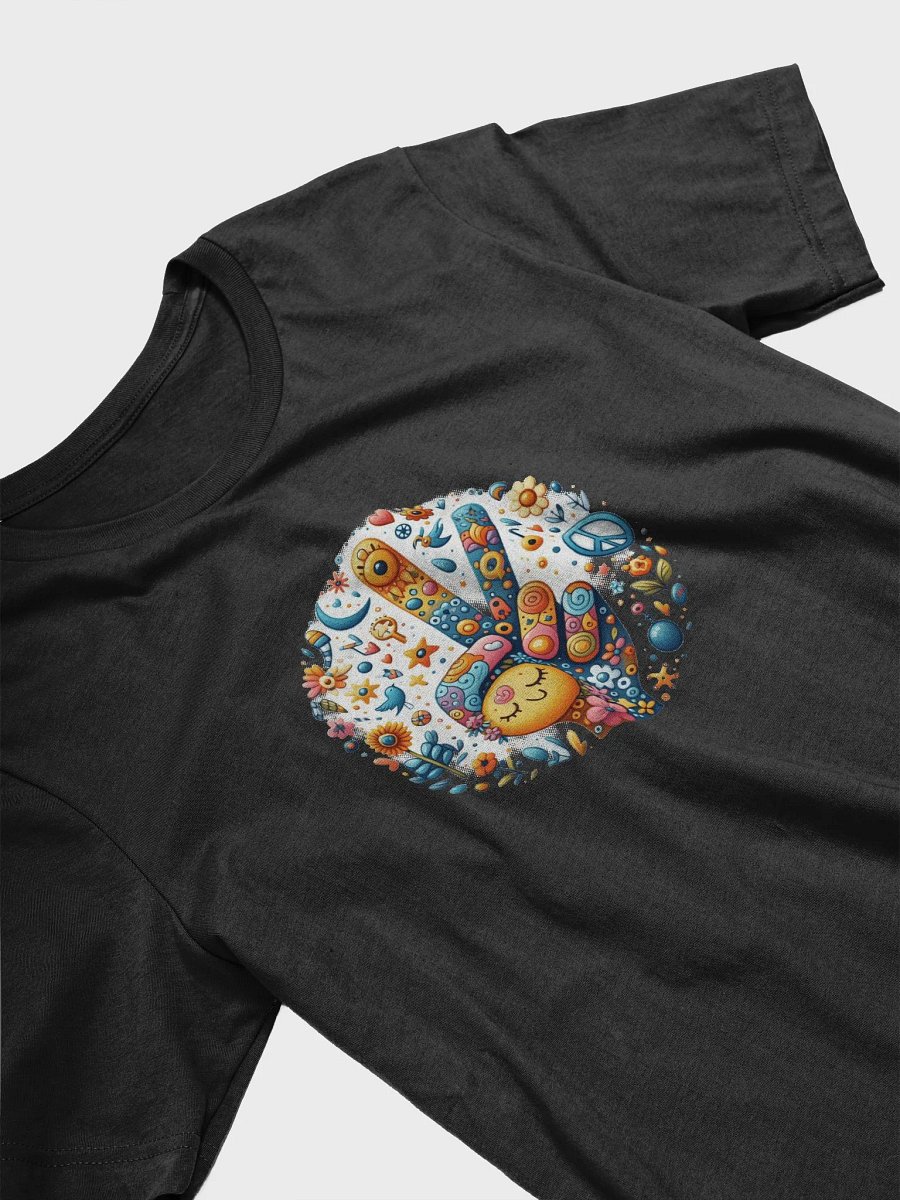 Psychedelic Peace Hand T-Shirt product image (6)