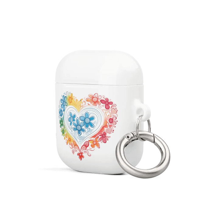 Love of Three Floral Heart AirPods Gen1 and Gen2 Case product image (2)