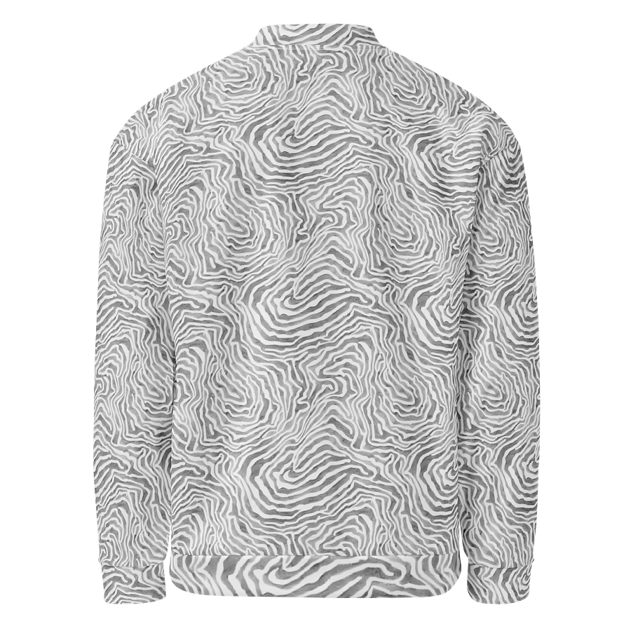 Light Grey Snake Bomber Jacket product image (2)
