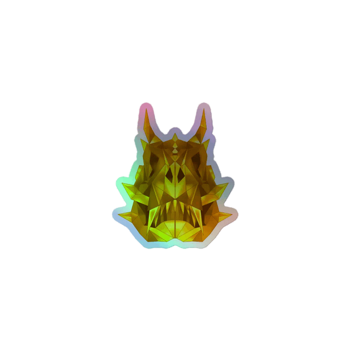 Golden Nycta Holographic Sticker Sheet product image (1)