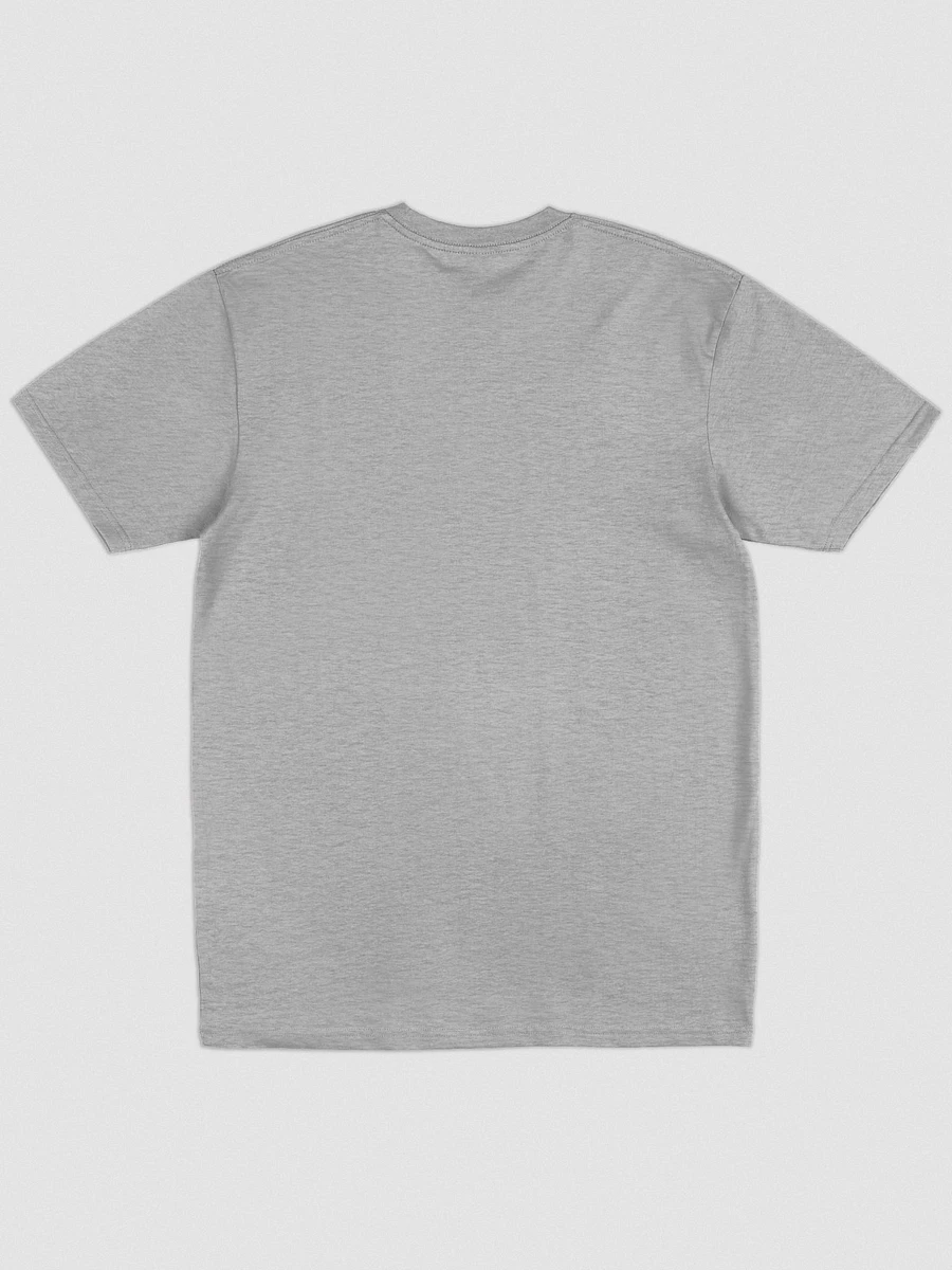 Simple Cross Embroidered Grey Heavyweight T-shirt product image (4)