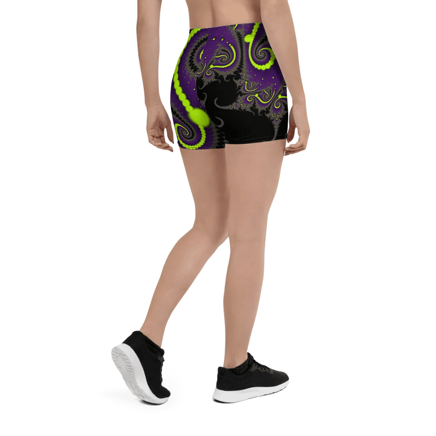 Fractal Bike Shorts - Acid Nights product image (11)