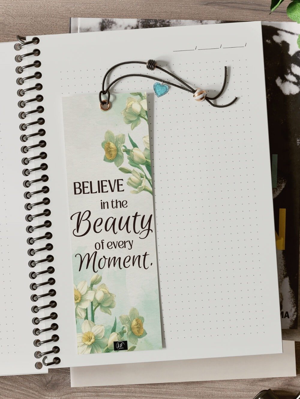 FREE Narcissus Bookmark Printable, Inspirational Sayings With December's Birth Month Flower product image (3)