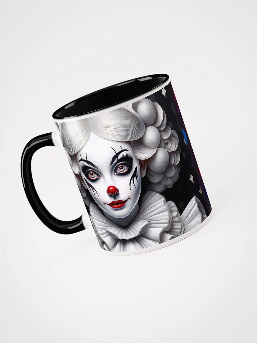 Ceramic Mug with Color inside clown girls double trouble product image (13)