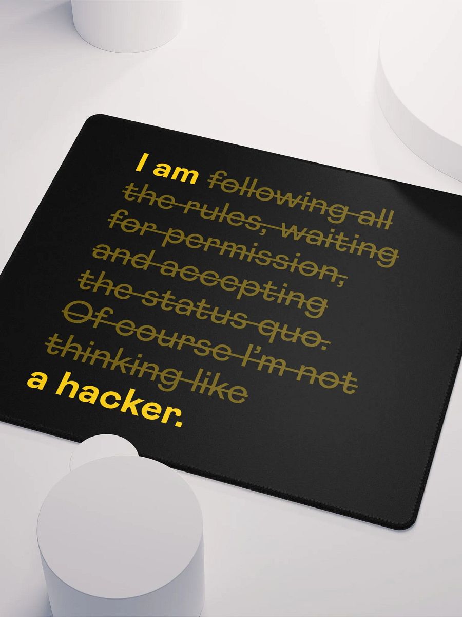 Hacker mindset mousepad product image (6)
