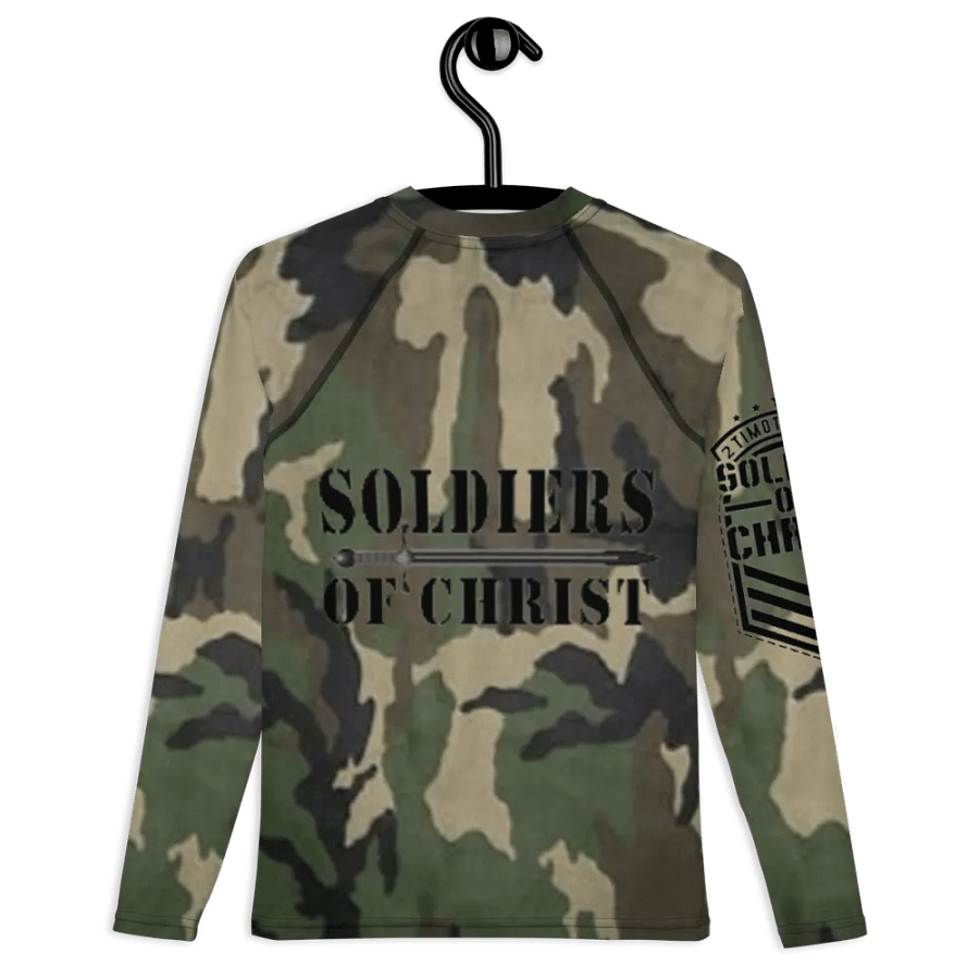 Faithful Camo: Youth Rash Guard - Woodland product image (8)
