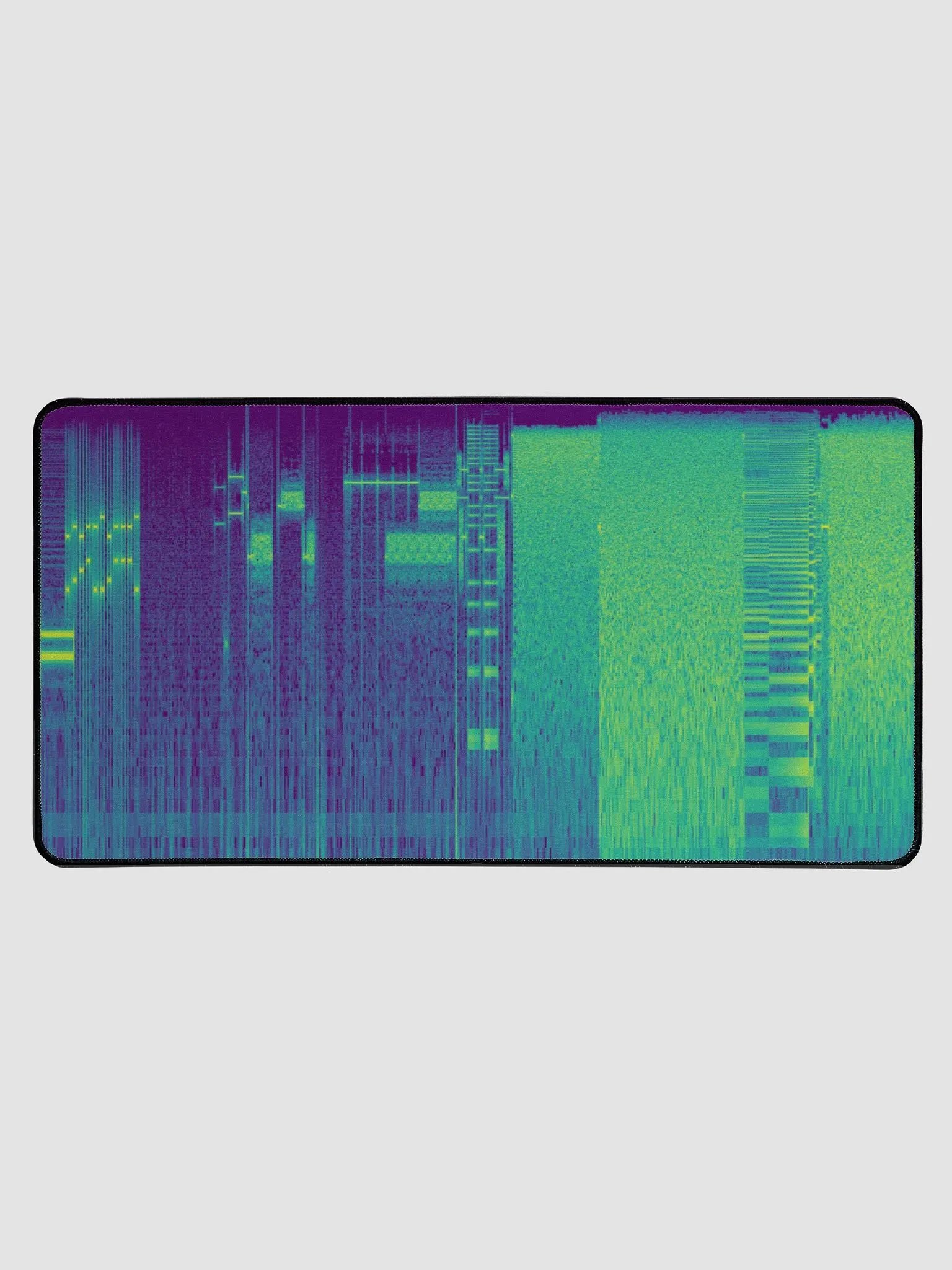 Dial Up Sound Spectrogram Desk Mat 15.5 x 31.5 inches product image (3)