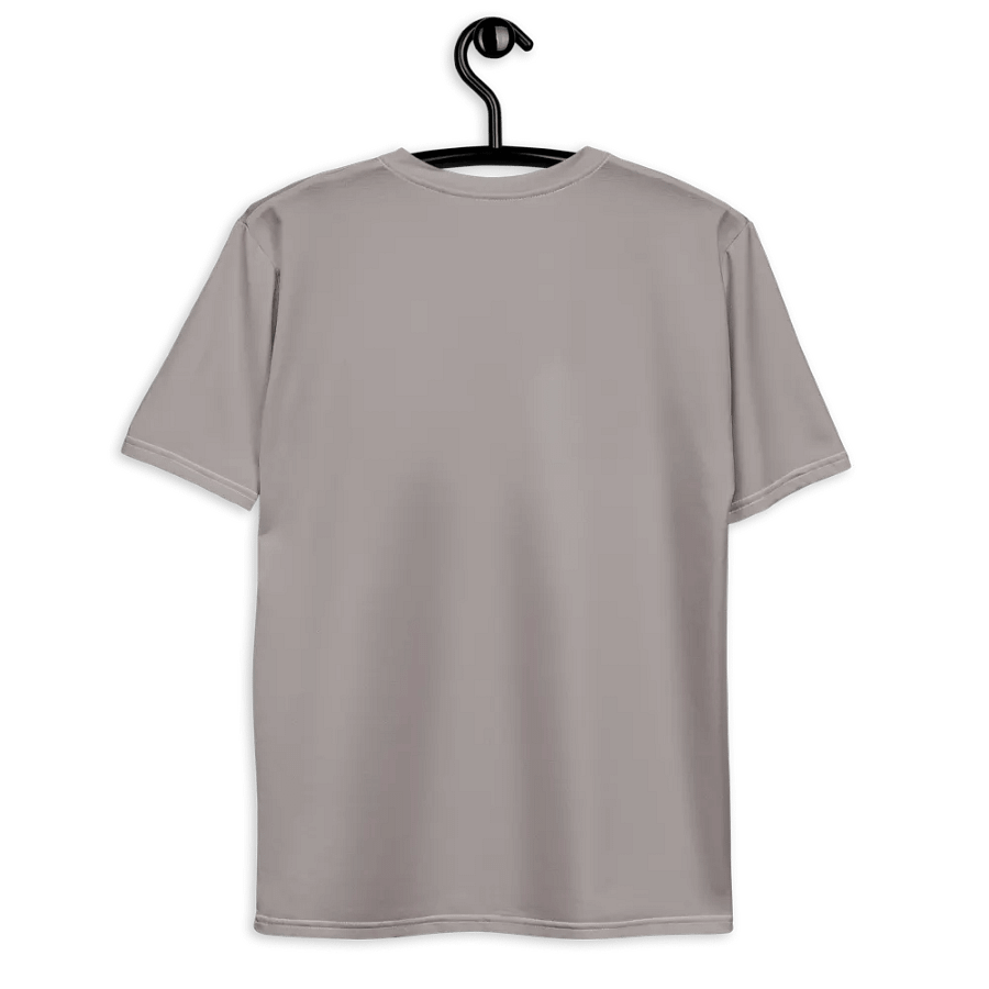 Plain Grey Soft Summer Men's Crewneck Polyester Heavyweight Premium T-Shirt by Treasure Pie product image (9)