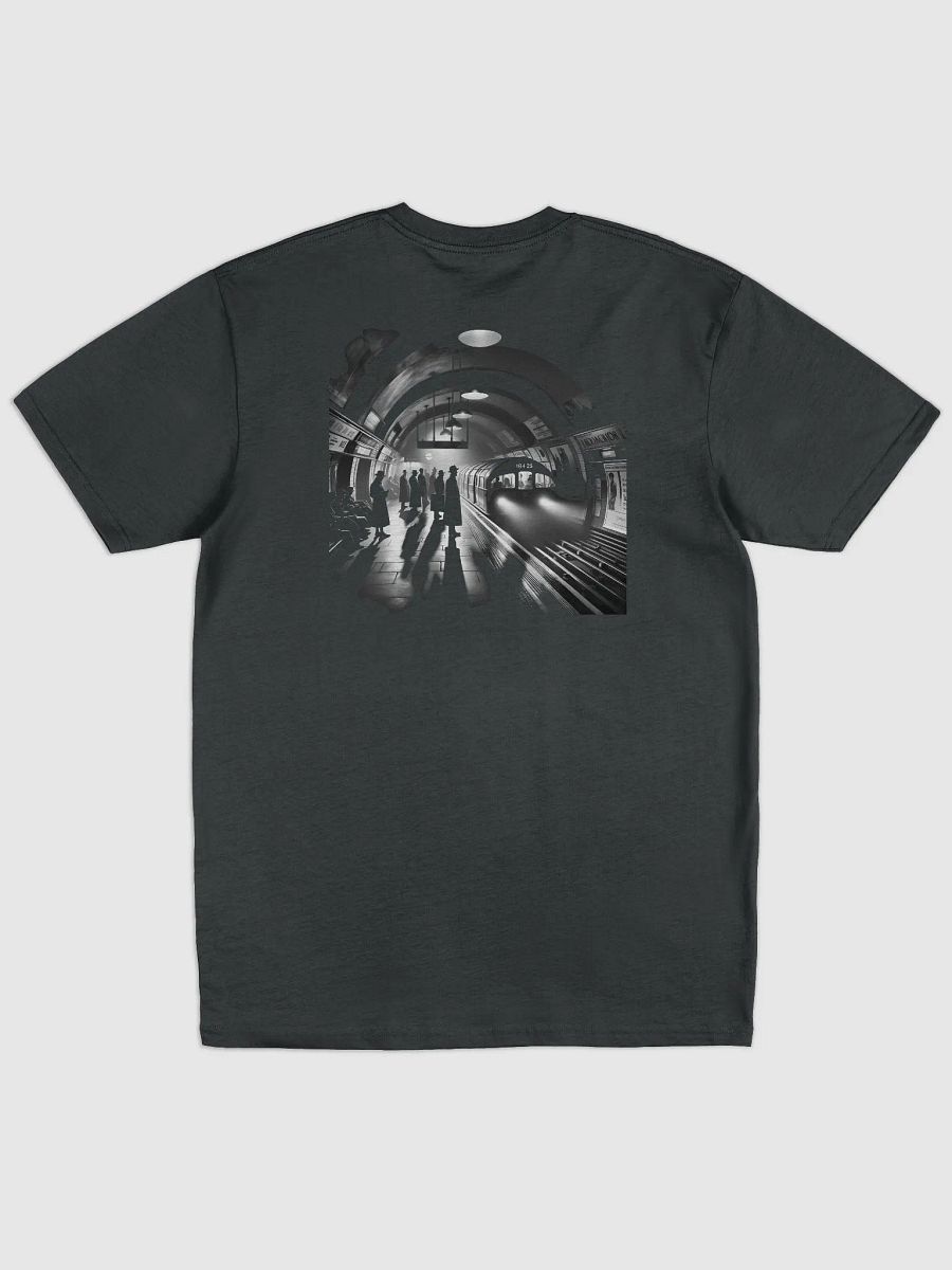 Vintage Metro Mystique: Moonlit Journey Underground (Mens Tee) product image (1)