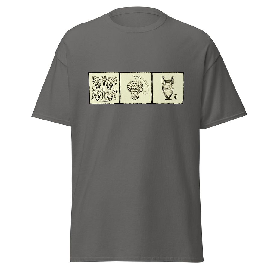 Grape and Wine Ancient Greek Art circa 3rd Century BC, T-Shirt product image (1)