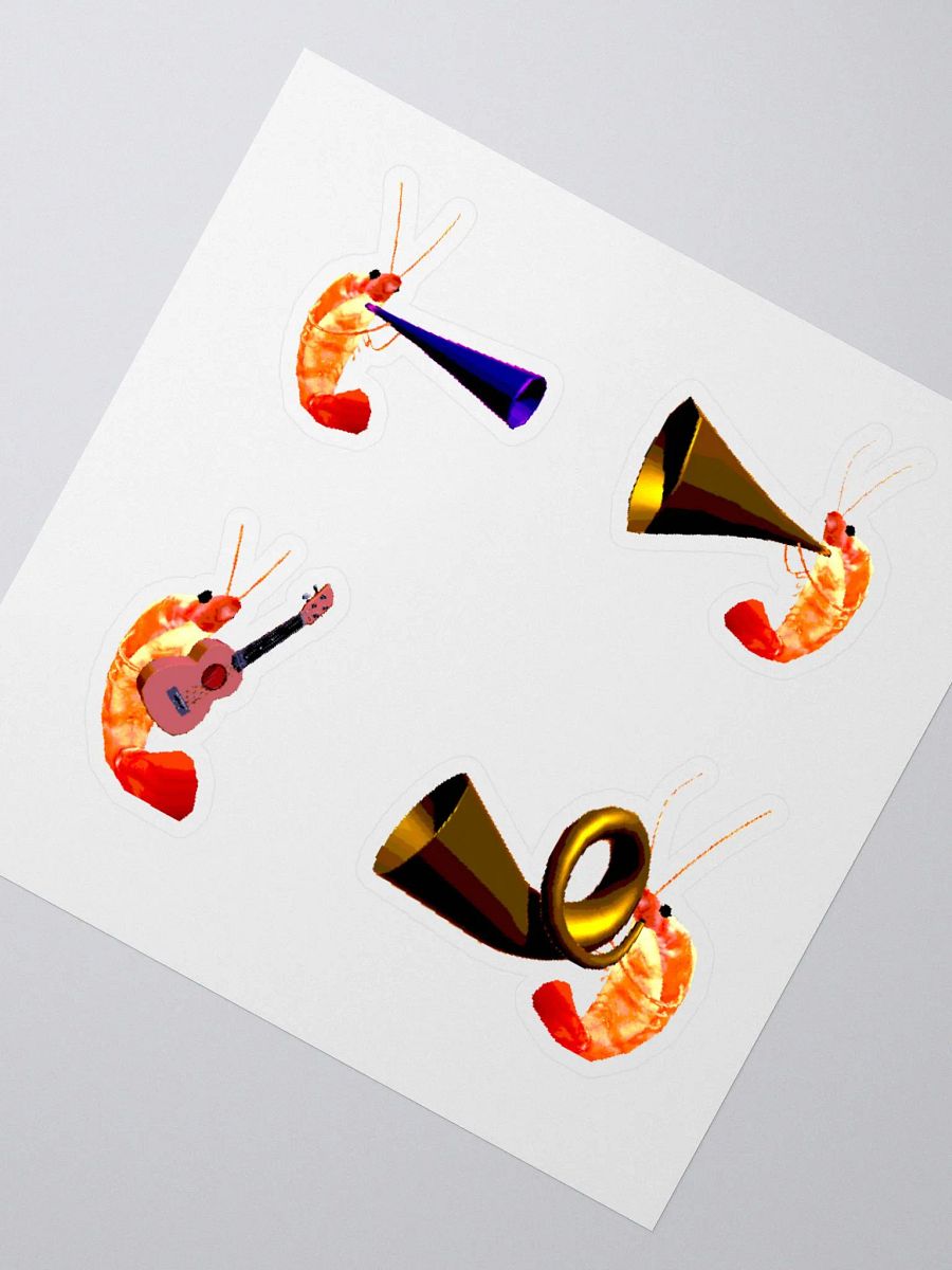 Shrimp Quartet Sticker Pack product image (2)