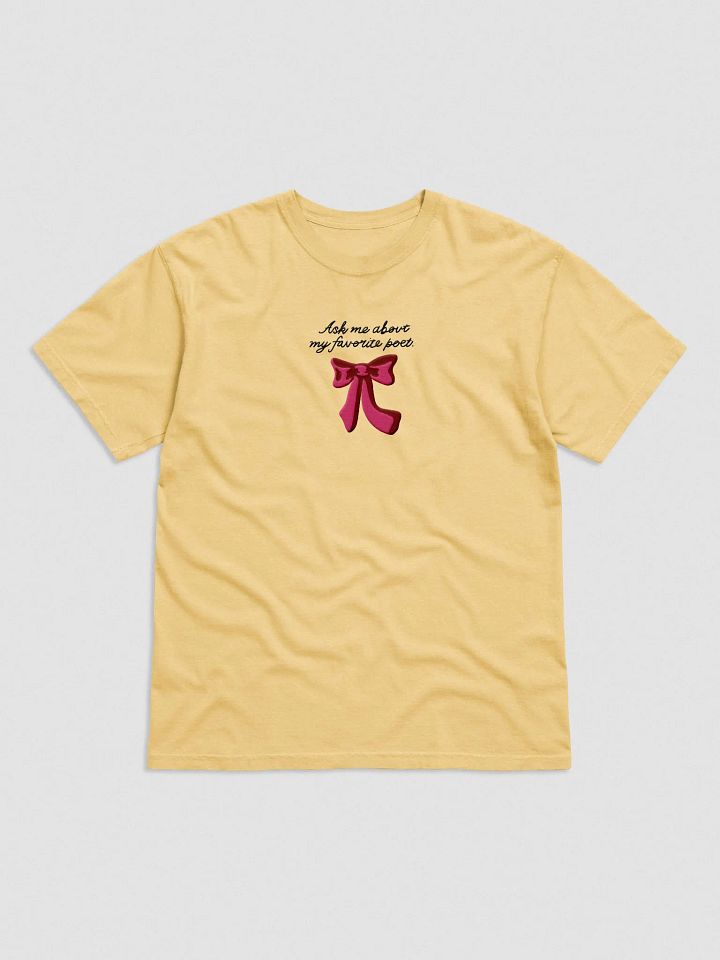 Ask Me Embroidered T-Shirt product image (1)