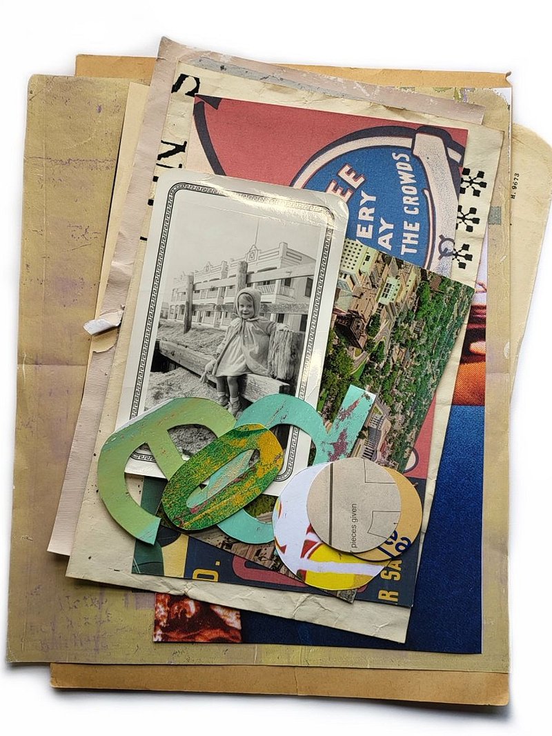 Collage Paper Grab Bags