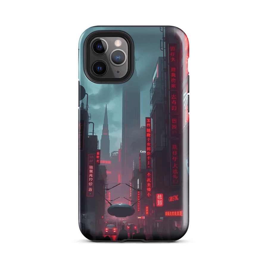 Crimson Metropolis - iPhone Tough Case product image (2)