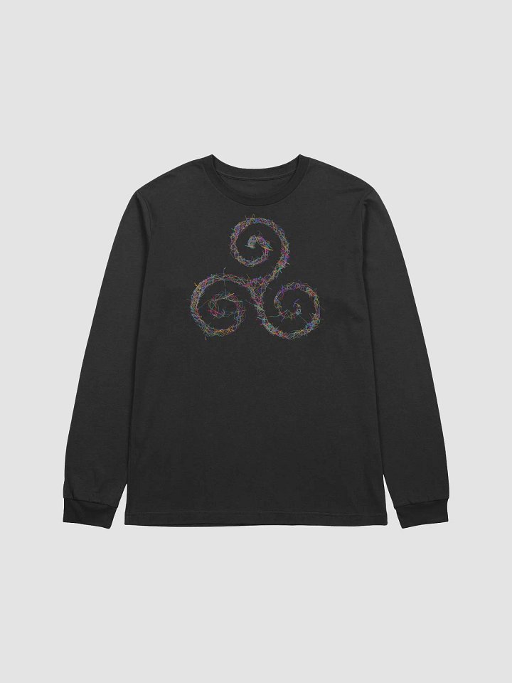 Tri-Spiral Chaos Long Sleeve Tee product image (1)