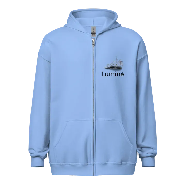 Luminé Light Gildan Heavy Blend Zip Hoodie product image (1)