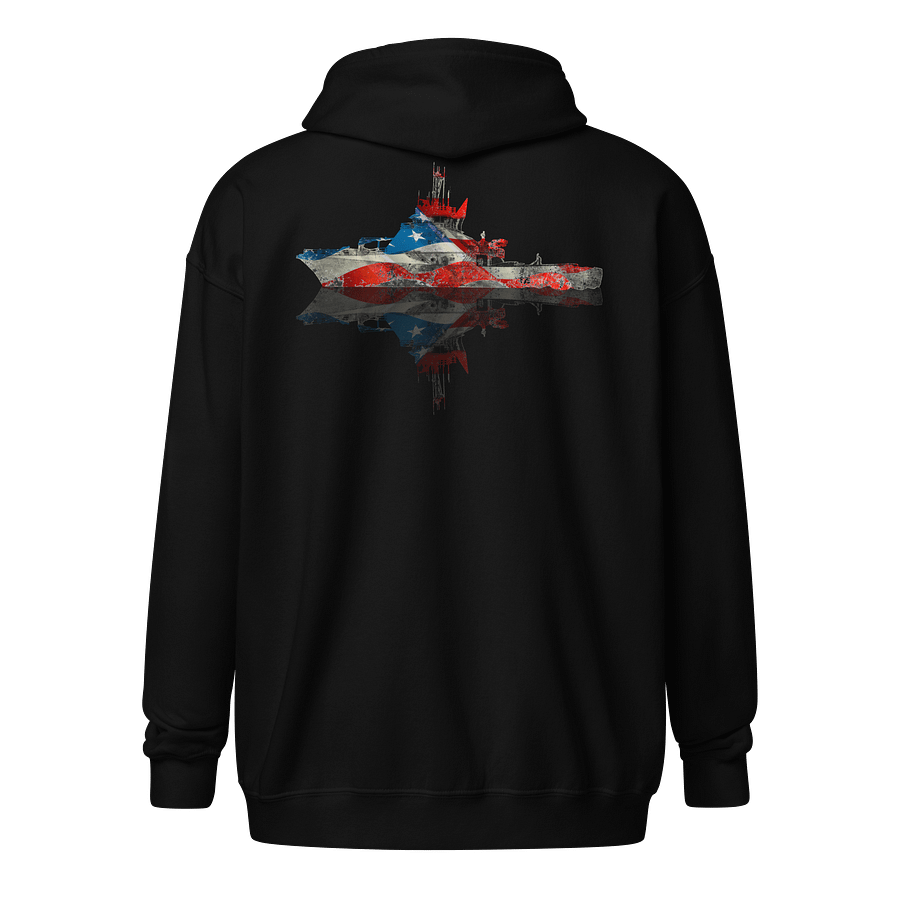 Tug Garth Foss Flage and reflection Zip Hoodie product image (1)
