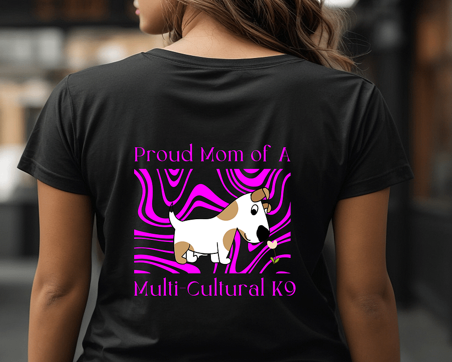 Dog Mom T-shirts, Proud Mom of an MCK9 product image (1)