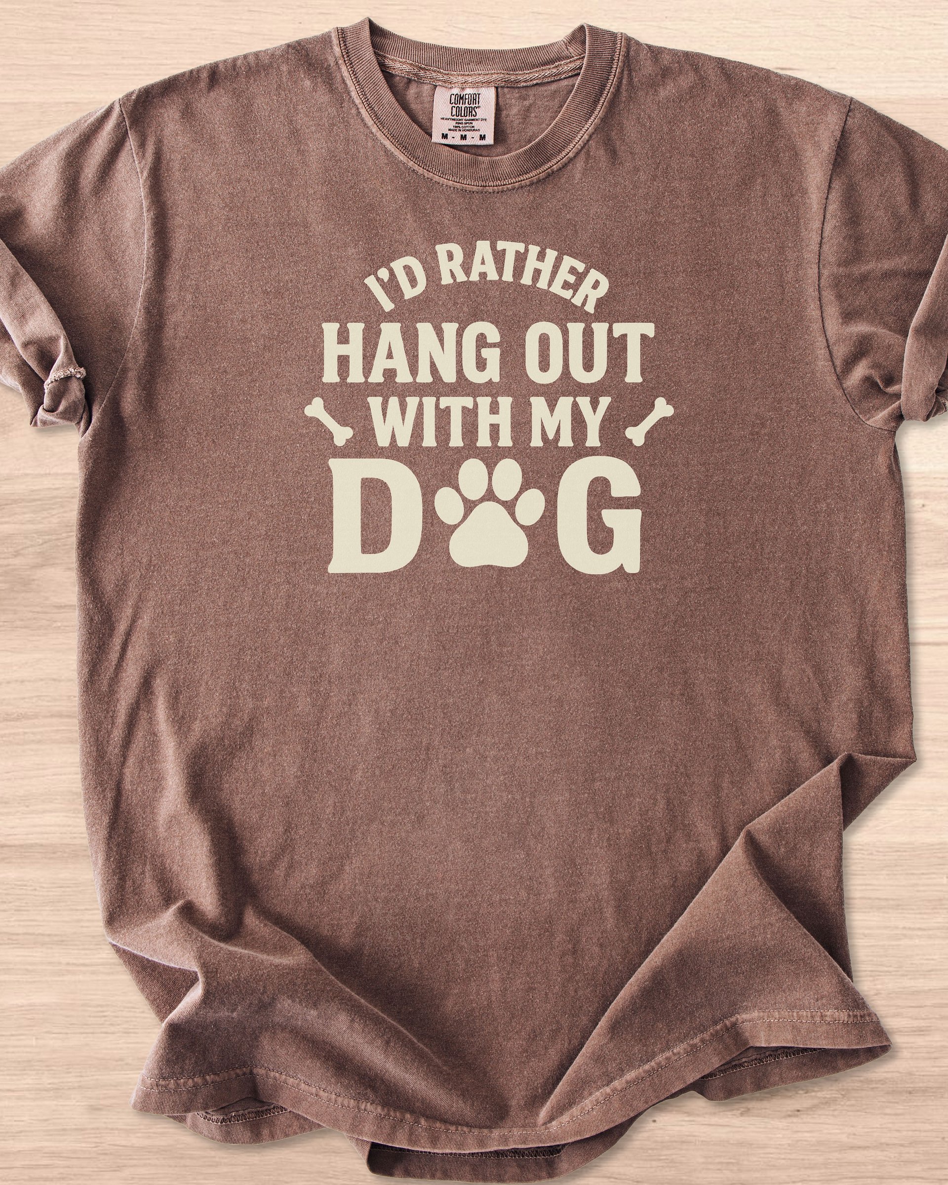 I'd Rather Hang Out With My Dog Tee product image (41)