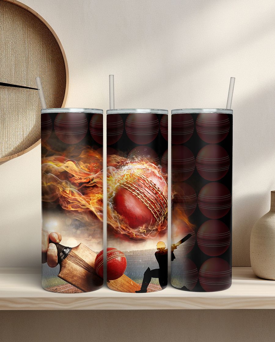Cricket ball in Flames product image (2)
