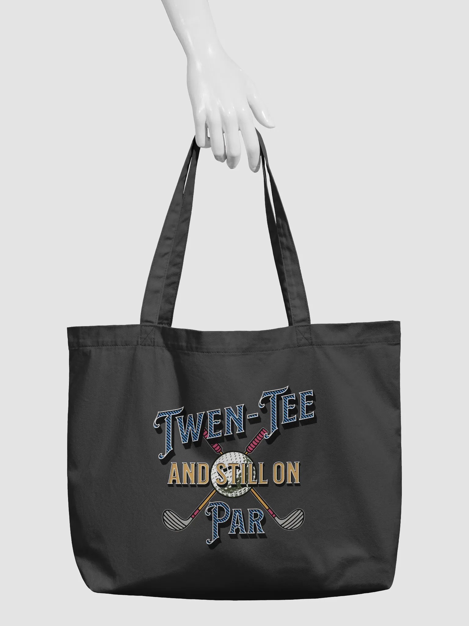 Twen-Tee And Still On Par Golfing Colorful Club Statement Tote product image (3)