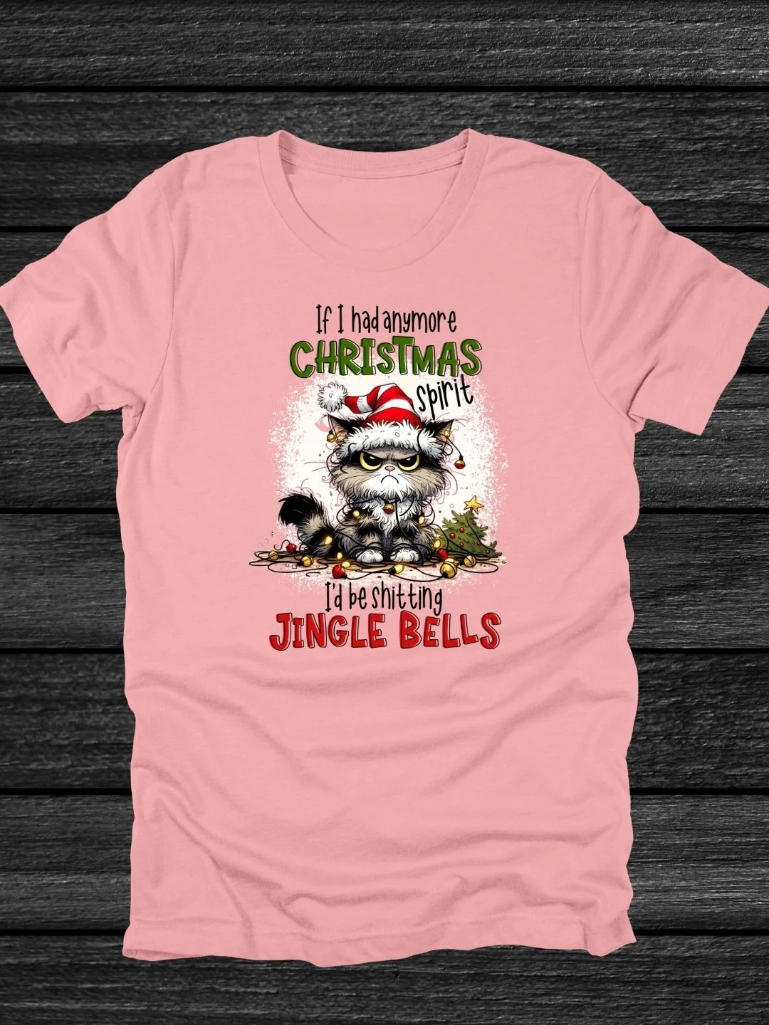 Grumpy Cat Christmas T-Shirt product image (14)