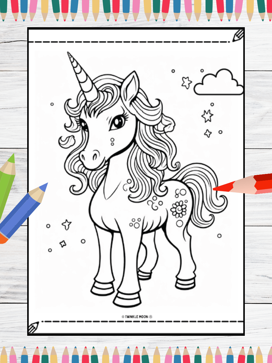 20 Cute Kawaii Coloring Pages#7 (PDF Coloring Pages) product image (4)