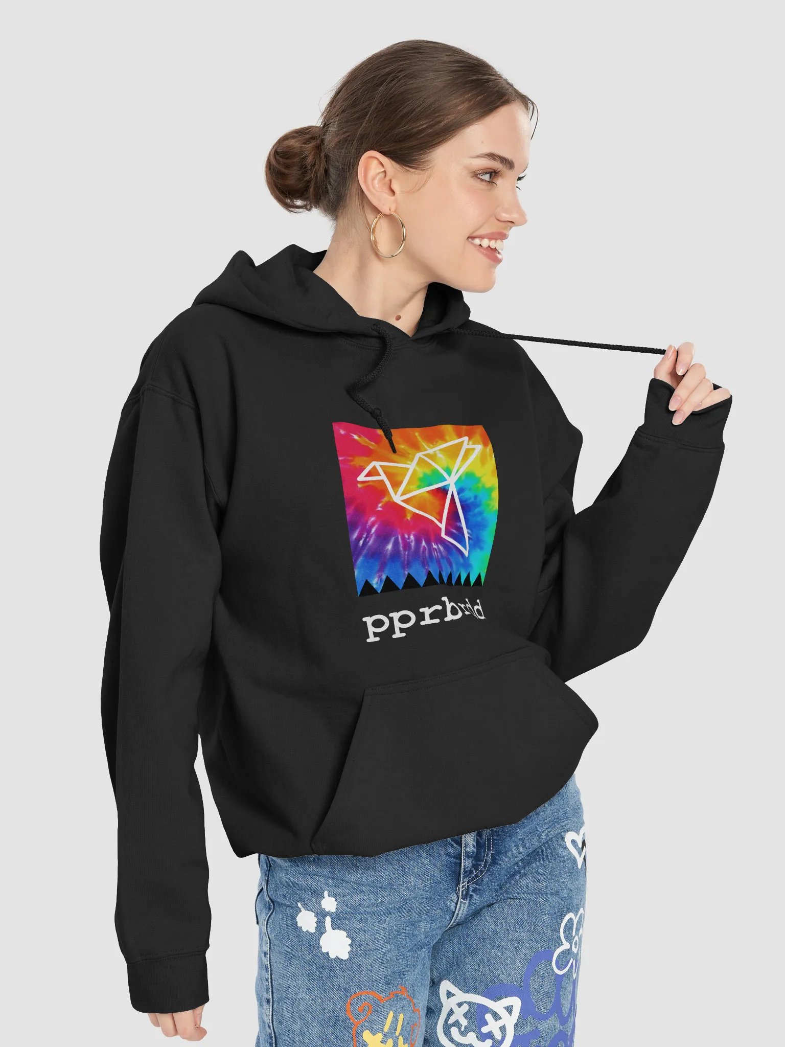 Trippy (Black) Hoodie product image (7)