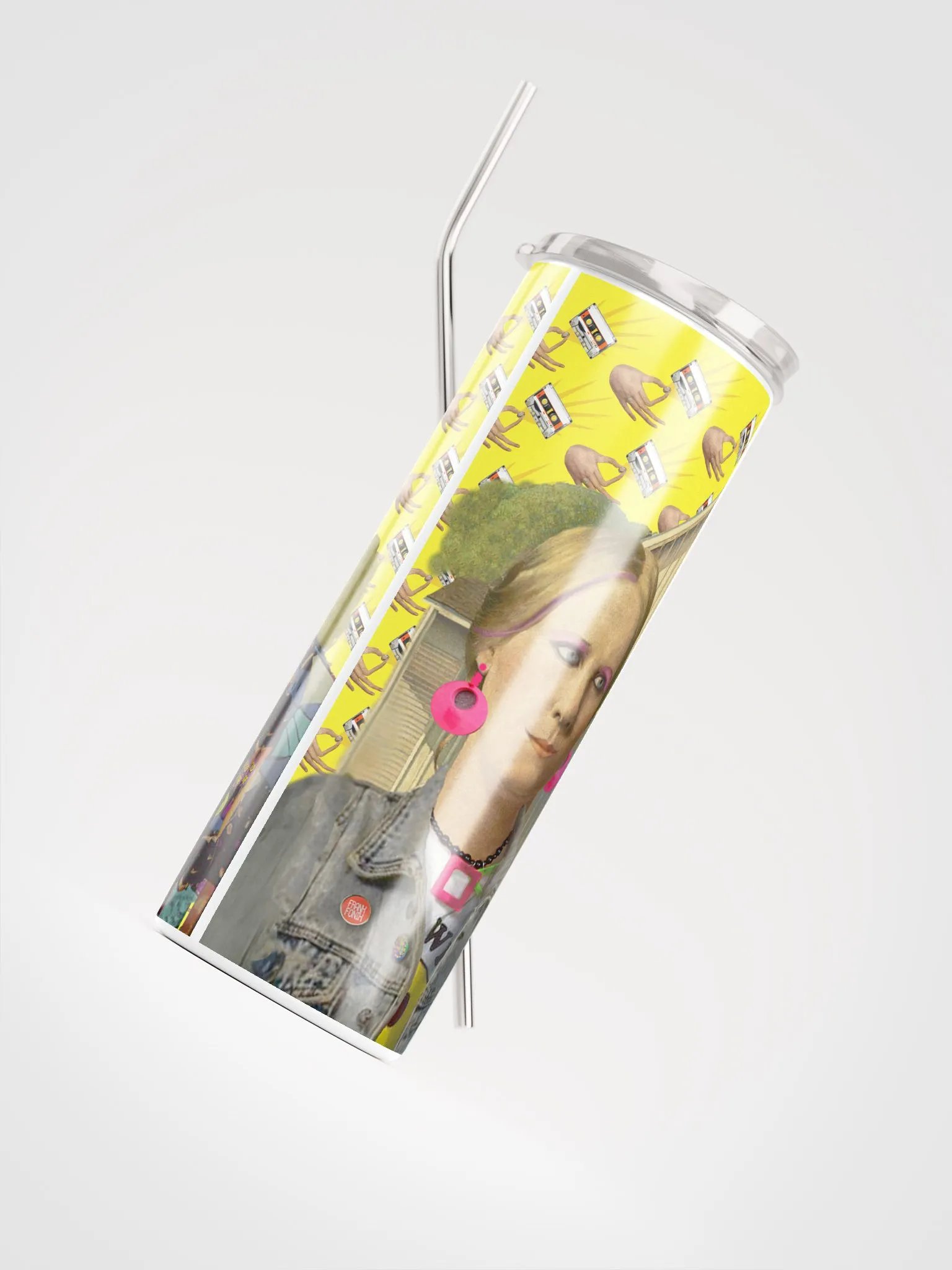 American Prophet by Frank Fonik (Sequential Prophet 5), Techno EDM Stainless Steel Tumbler product image (5)