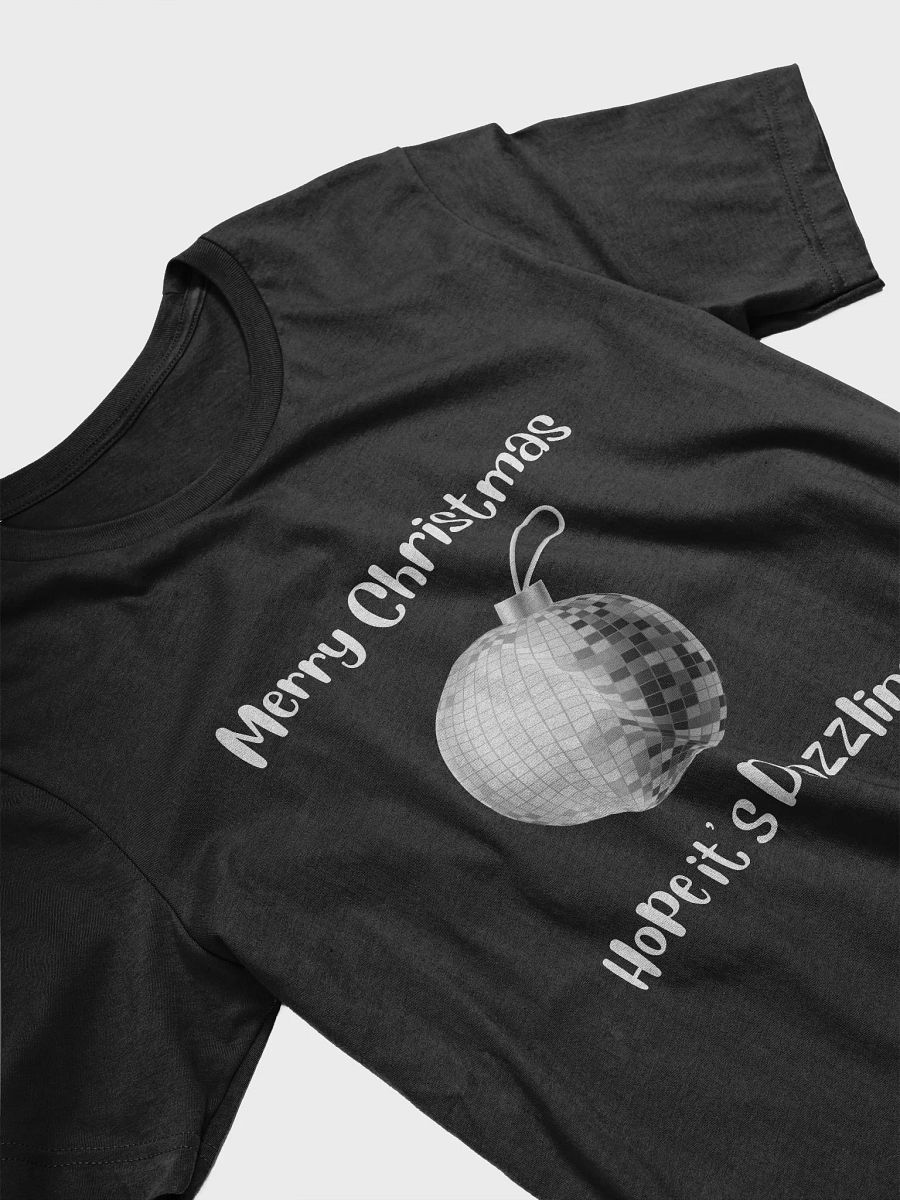 Dazzling Mirrorball Bauble Christmas T-Shirt - Silver product image (8)