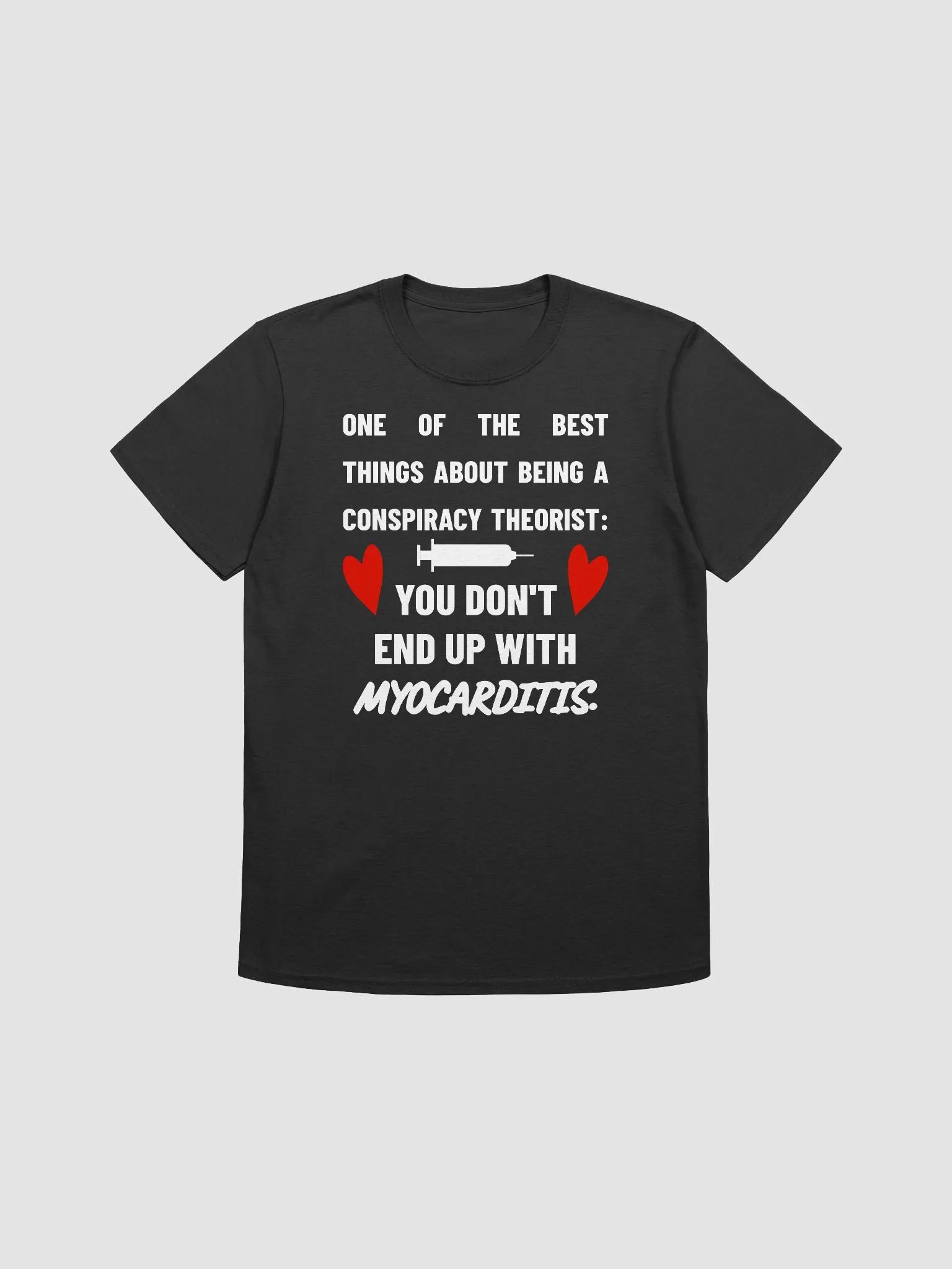 Conspiracy Theorist Myocarditis Truth Bomb Unisex Tee product image (1)