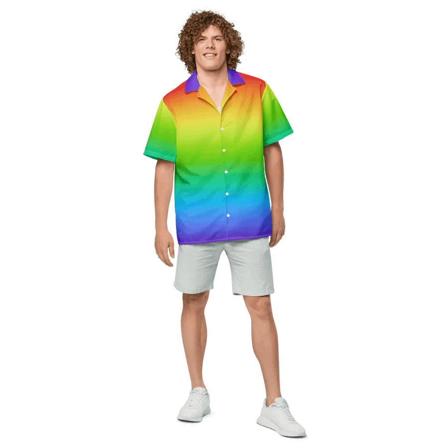 Rainbow Hawaiian Shirt product image (4)