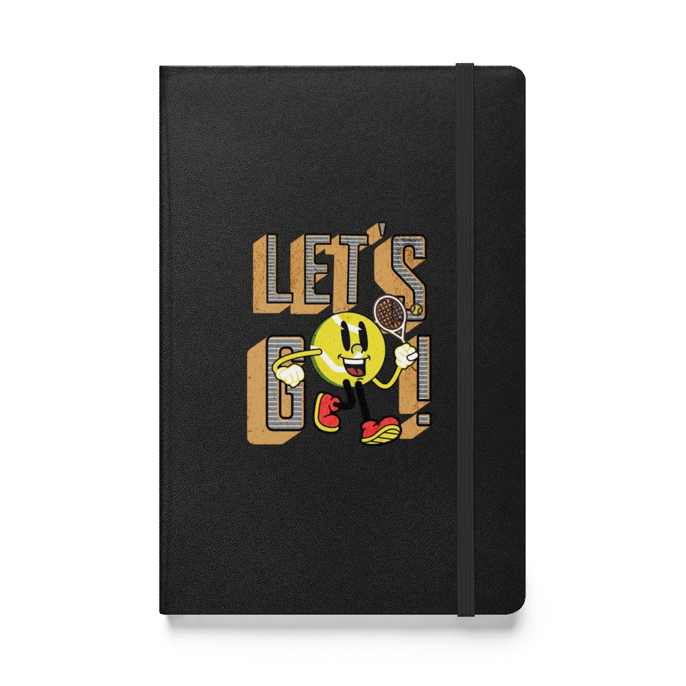 Lets Go Mascot Tennis Ball Hardcover Notebook product image (1)