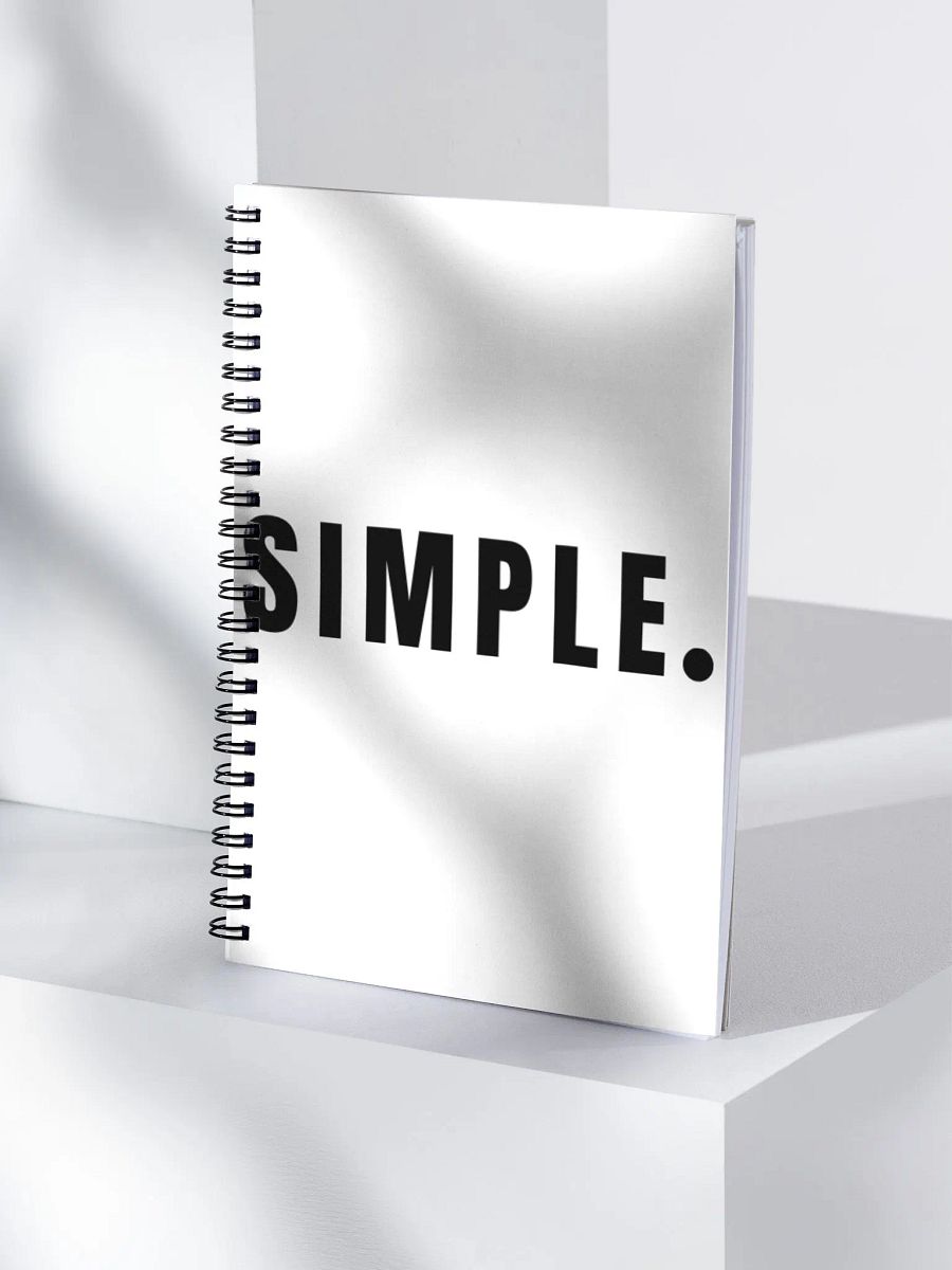 BOLDLY SIMPLE Spiral Notebook product image (4)