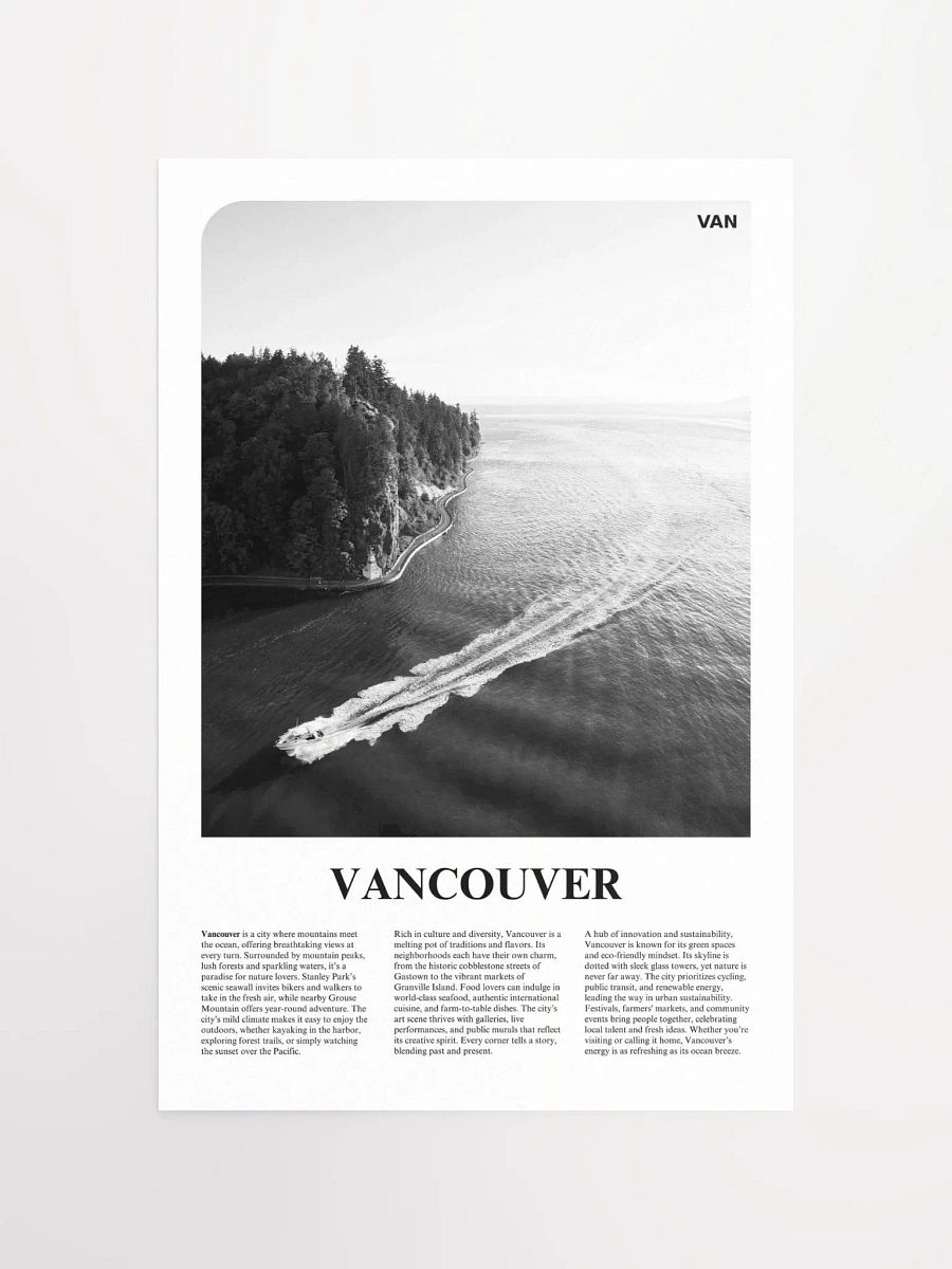 Vancouver 02 Newspaper Poster product image (5)