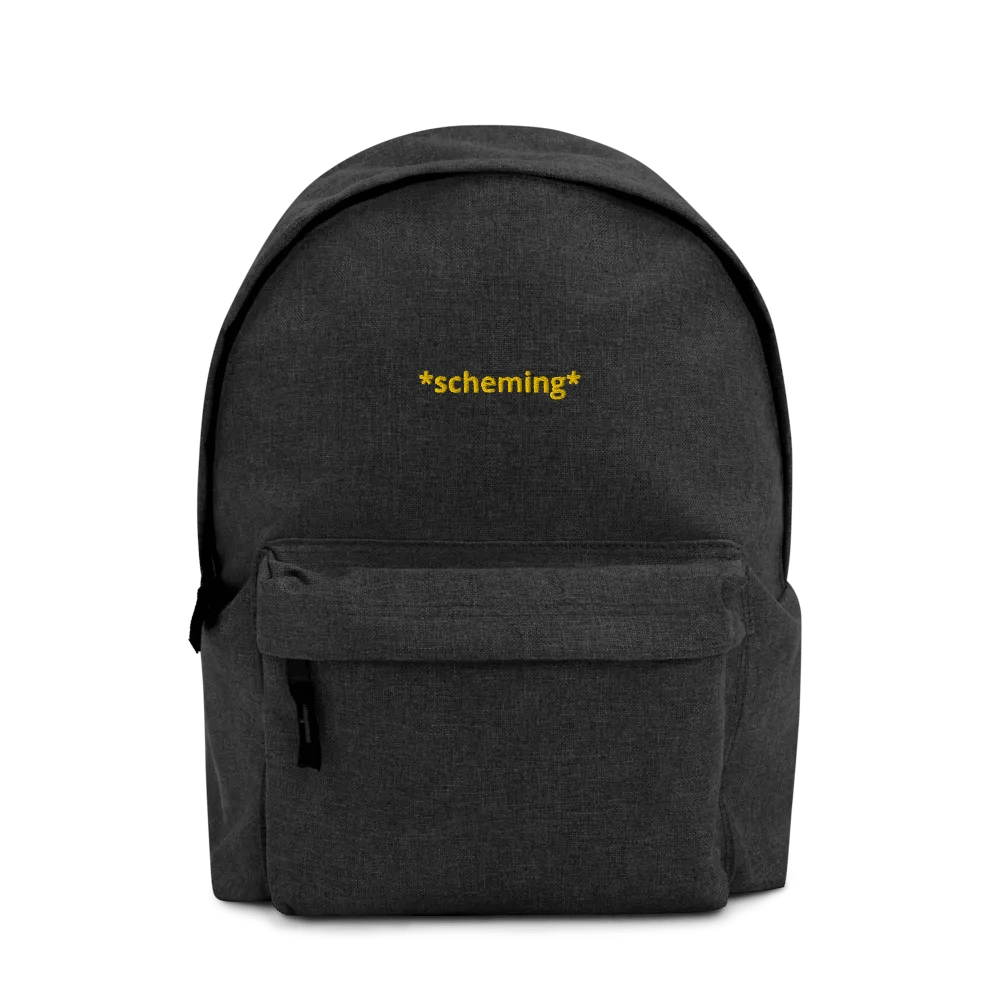 Scheming Embroidered Backpack product image (1)