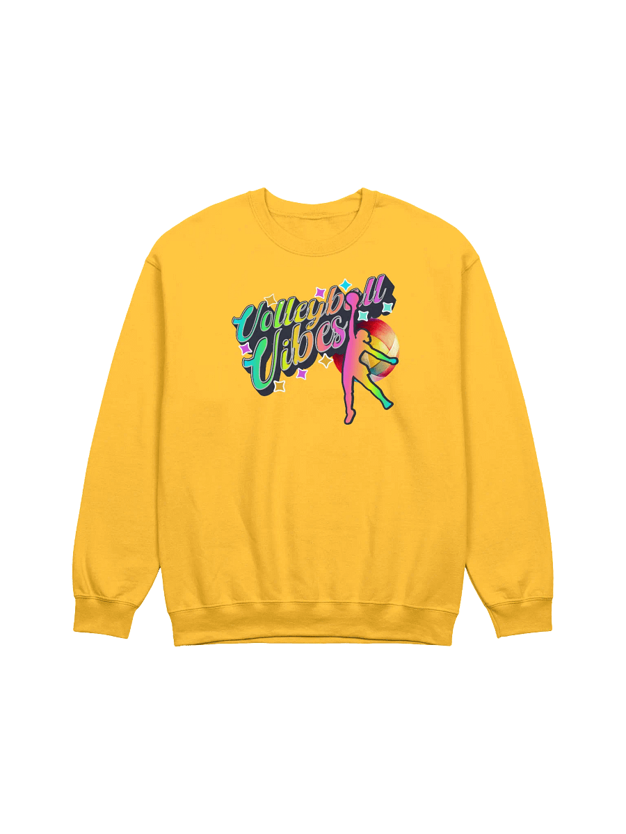 Volleyball Vibes Female Vibrant Sweatshirt product image (1)