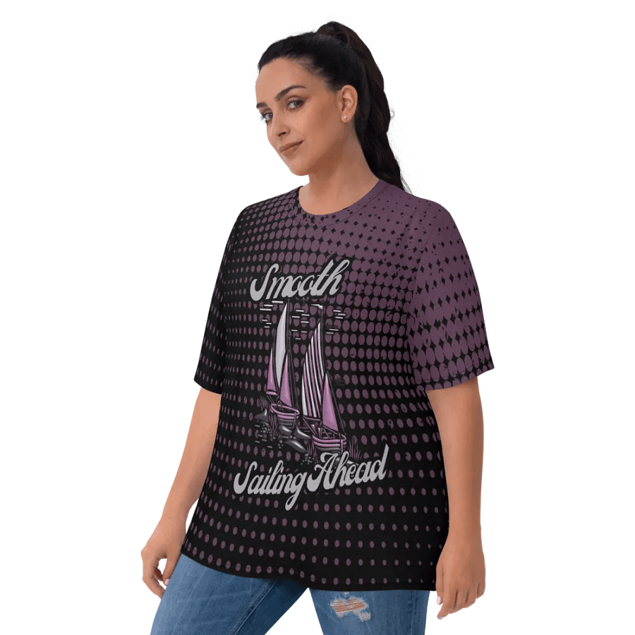Smooth Sailing Ahead All Over Print T-shirt product image (10)