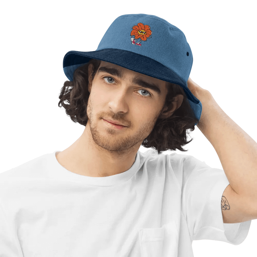 Sunflower Dude Denim Bucket Hat product image (7)