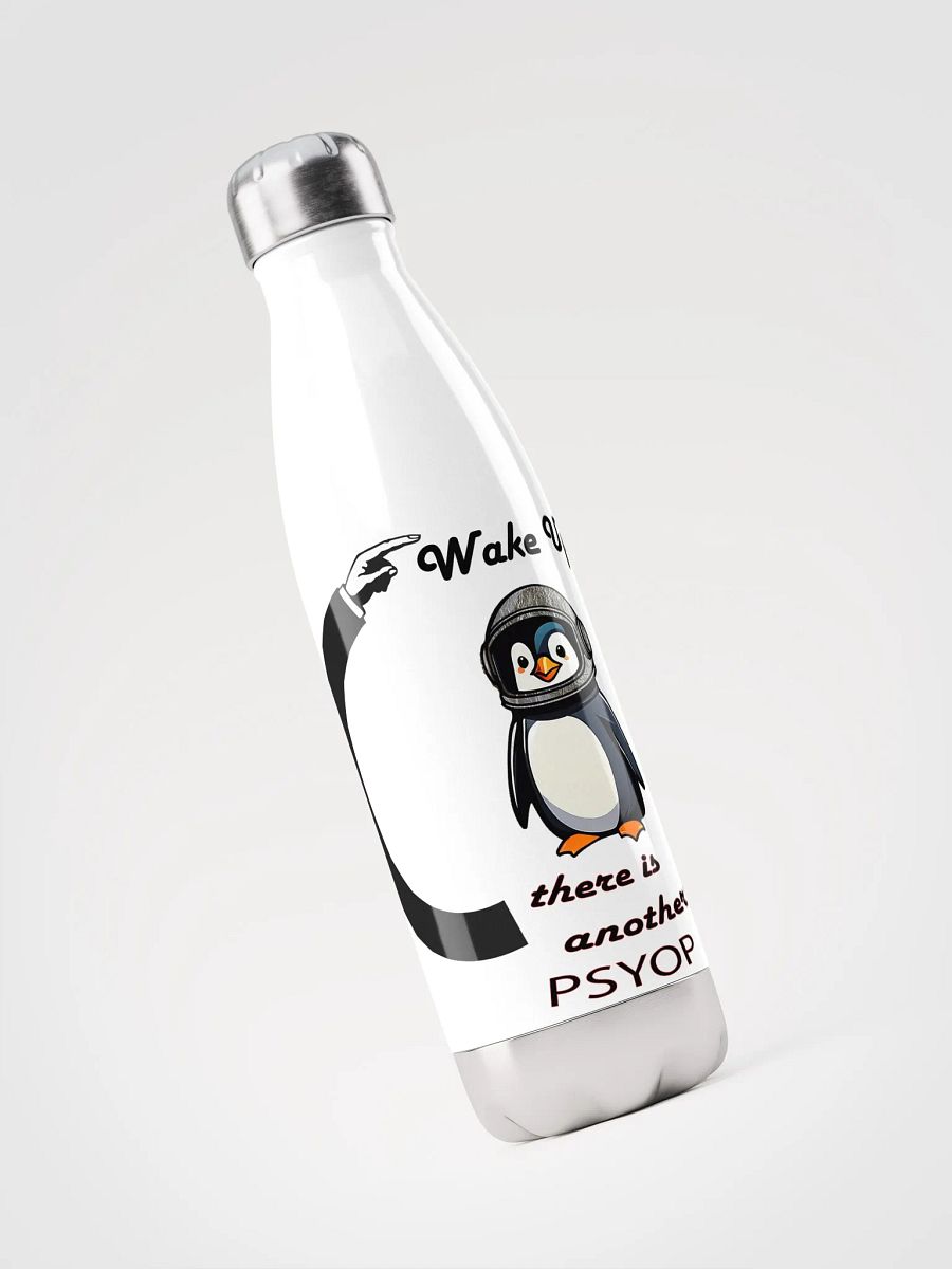 Psychedelic Penguin Stainless Steel Water Bottle product image (3)