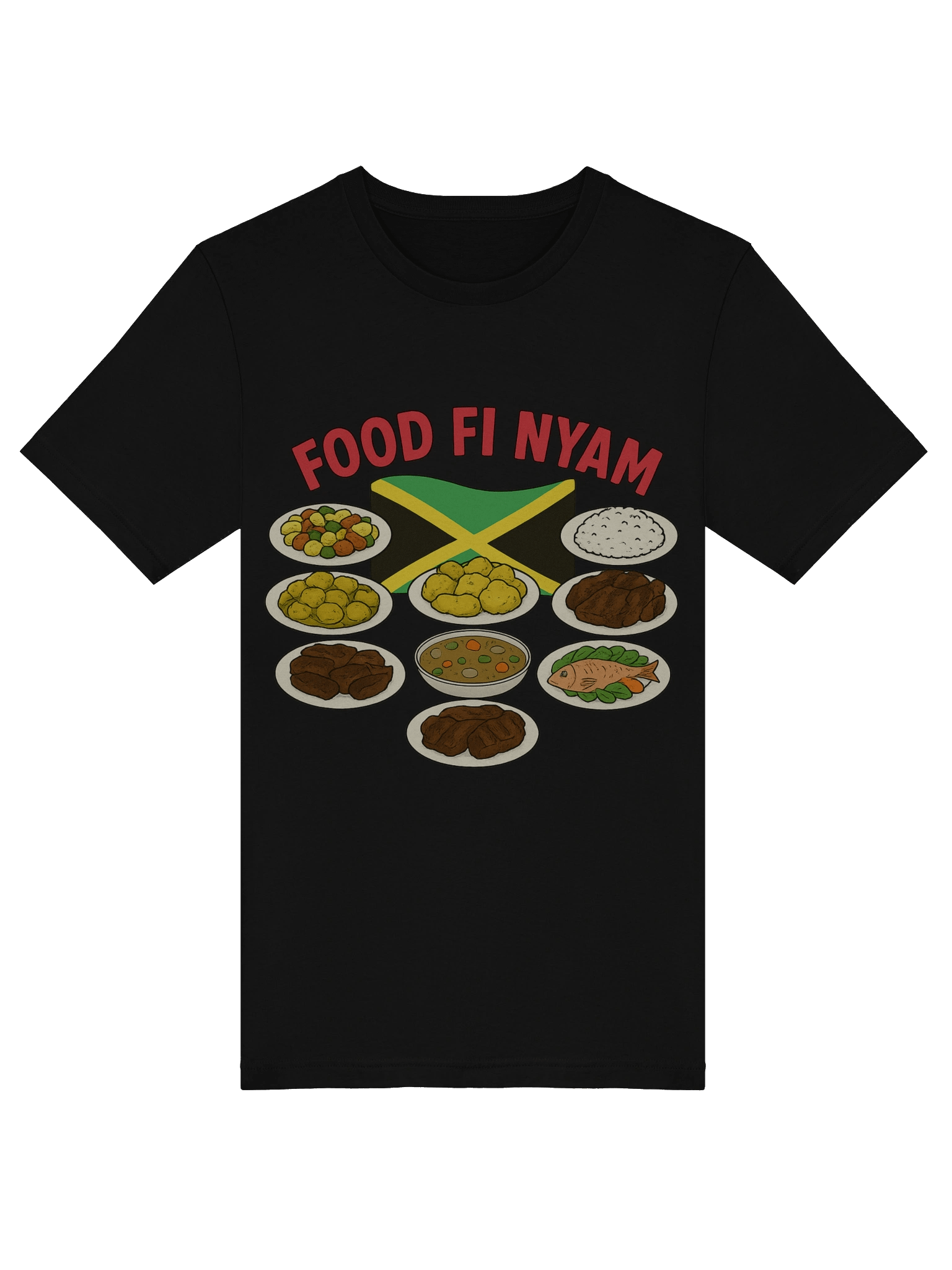 Jamaican Food Fiesta T-Shirt product image (38)