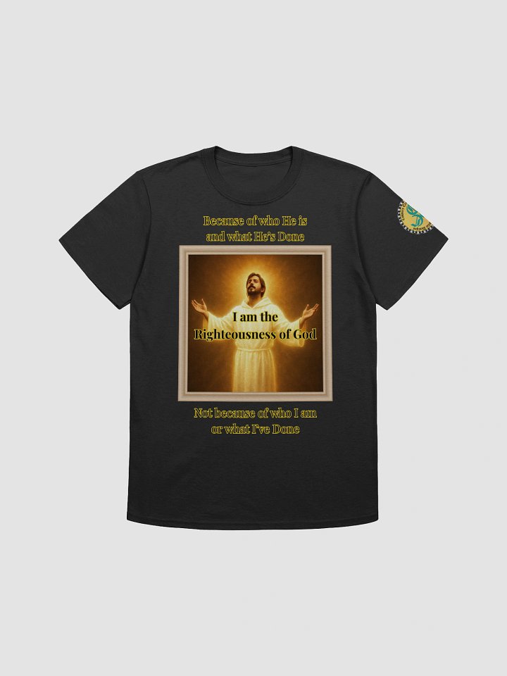 I am the Righteousness of God (Male) Gildan Unisex Softstyle T-Shirt Dark Colors product image (2)