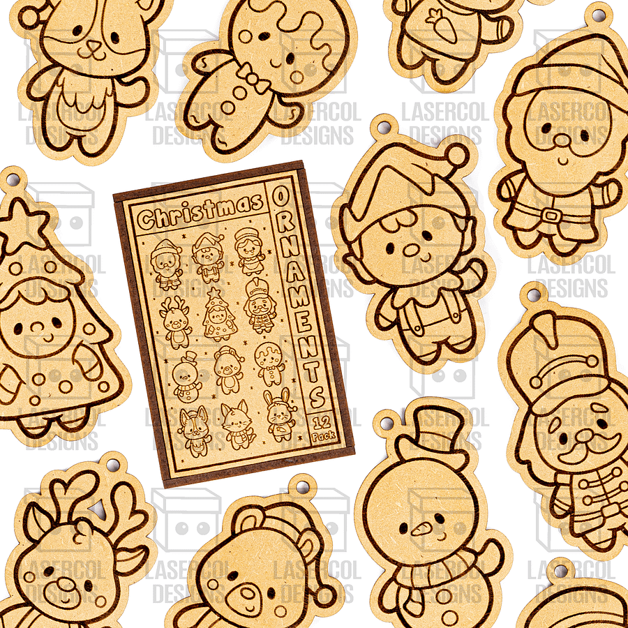 Ornaments Box - Laser Cut Files Christmas product image (5)