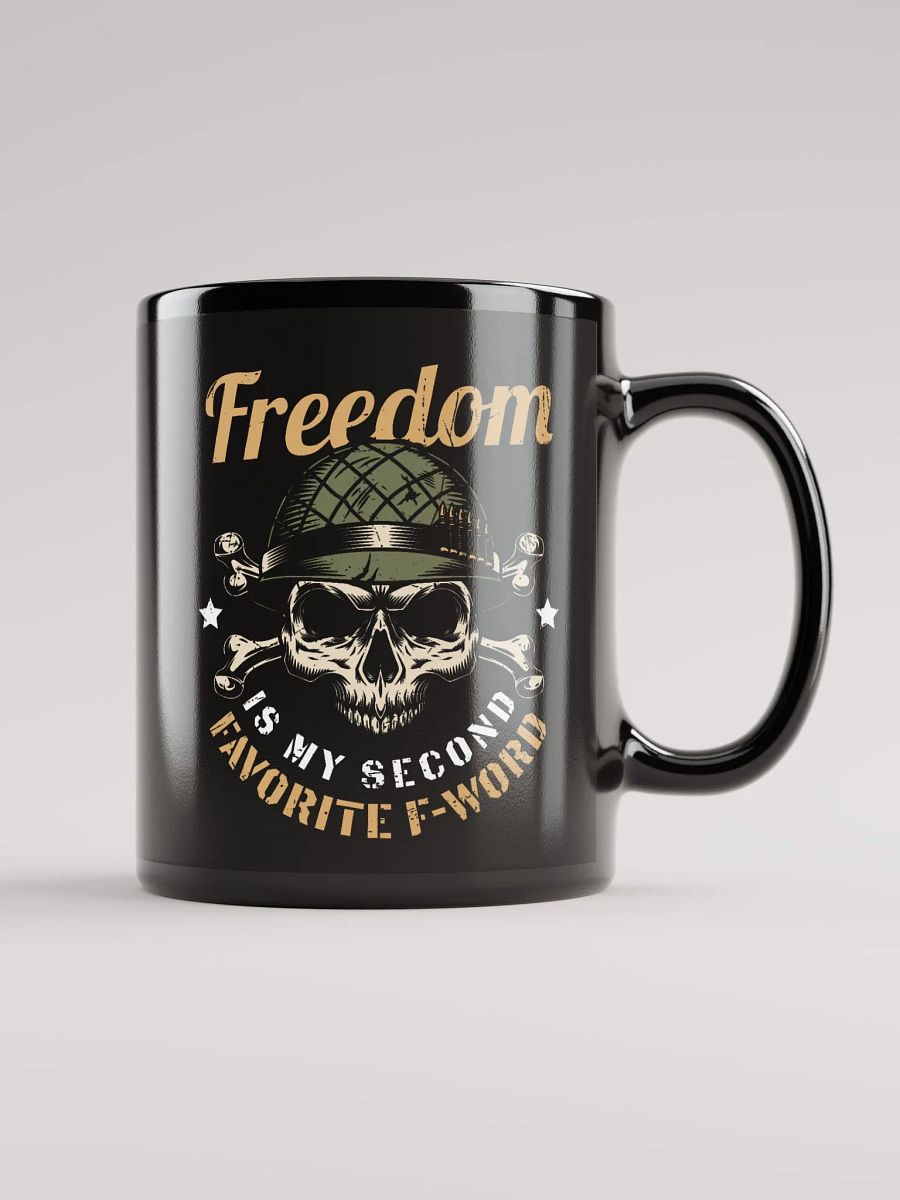 Freedom Graphic Black Mug product image (1)