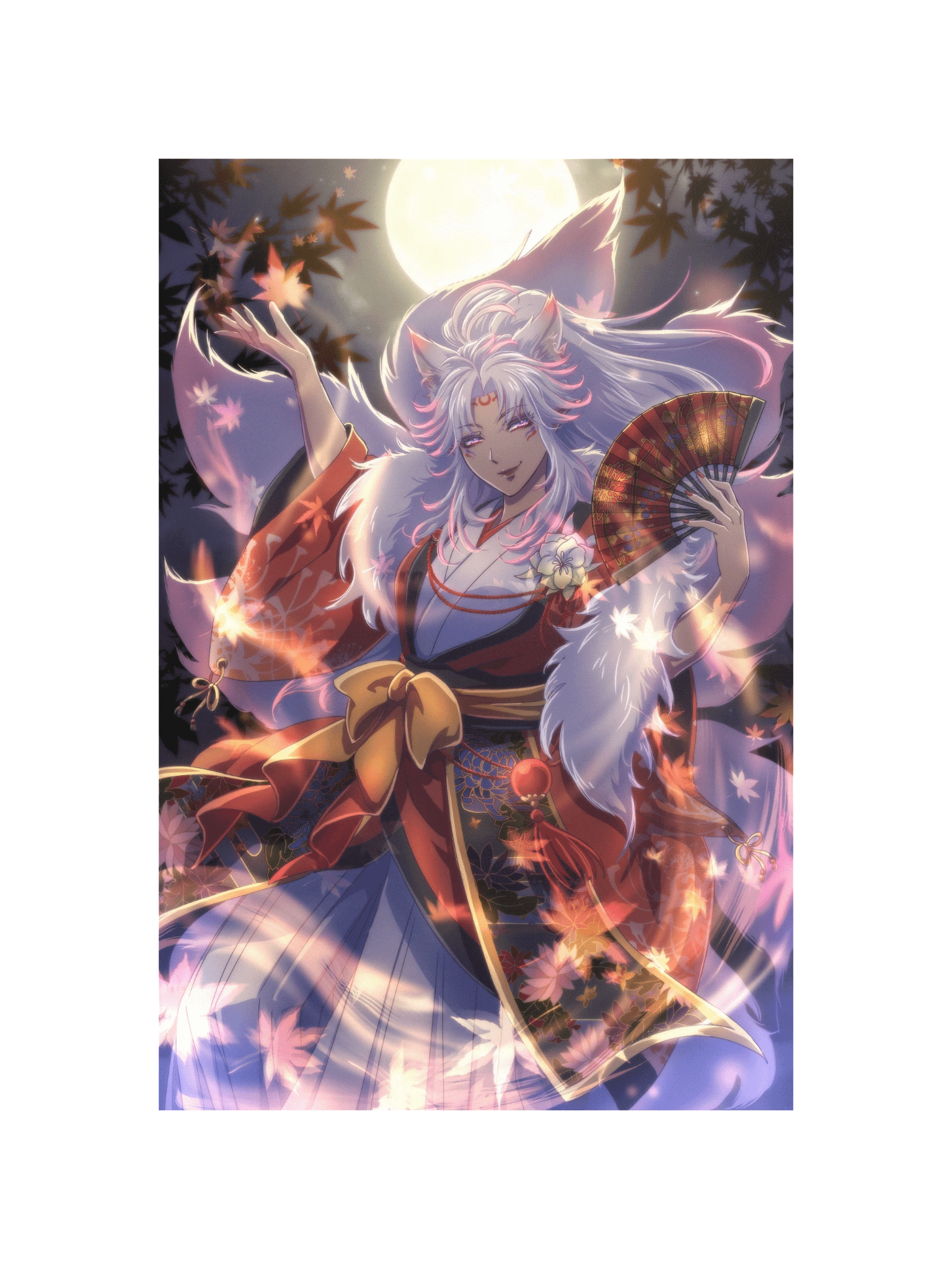 “Spirit of the Silver Moon” Vibrant Matte Paper Poster product image (4)