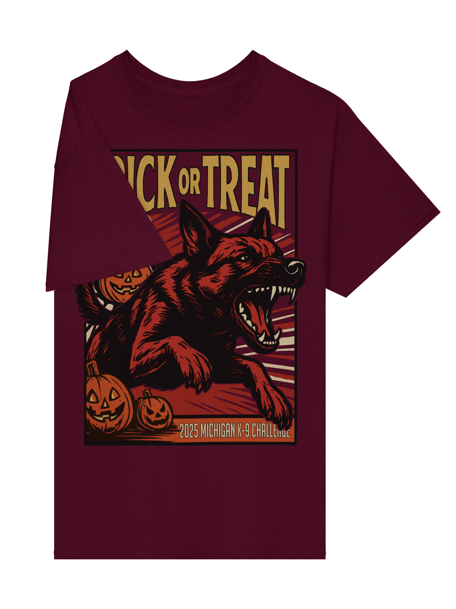 2025 Michigan K-9 Challenge Trick or Treat - Gildan Heavyweight T-shirt product image (7)