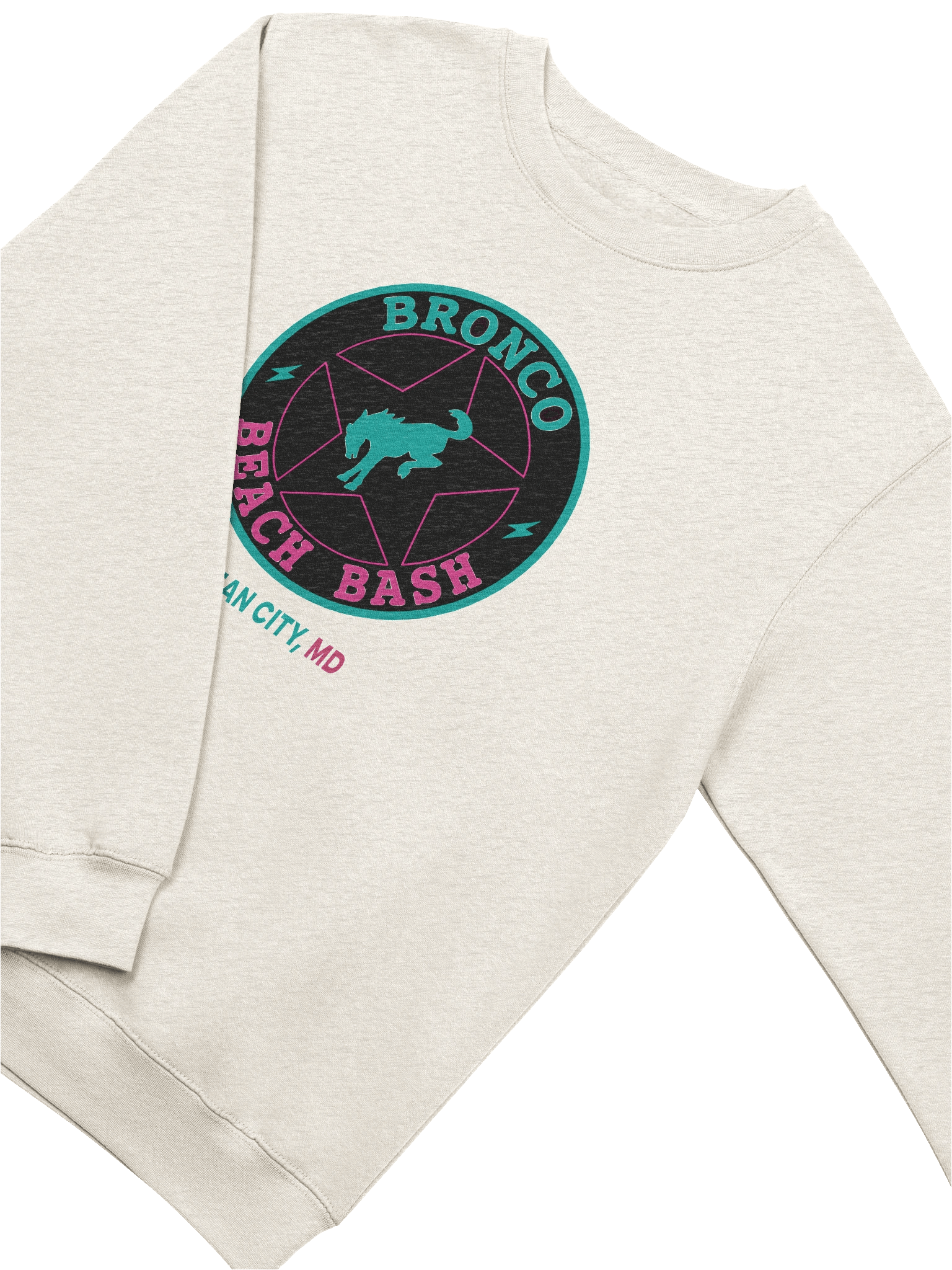 2025 Bronco Beach Bash Ocean City / Destination Bigfoot Bronco Collab Full Frontal/Full Send Sweatshirt (Multiple Colors Available) product image (3)