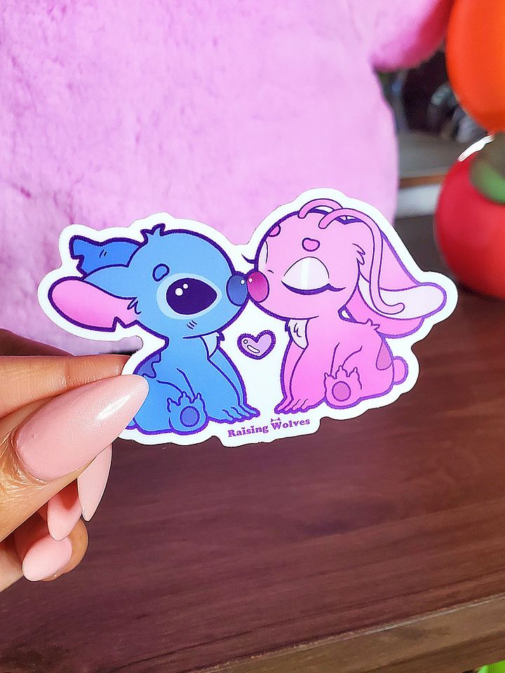 Stitch & Angel Sticker product image (2)