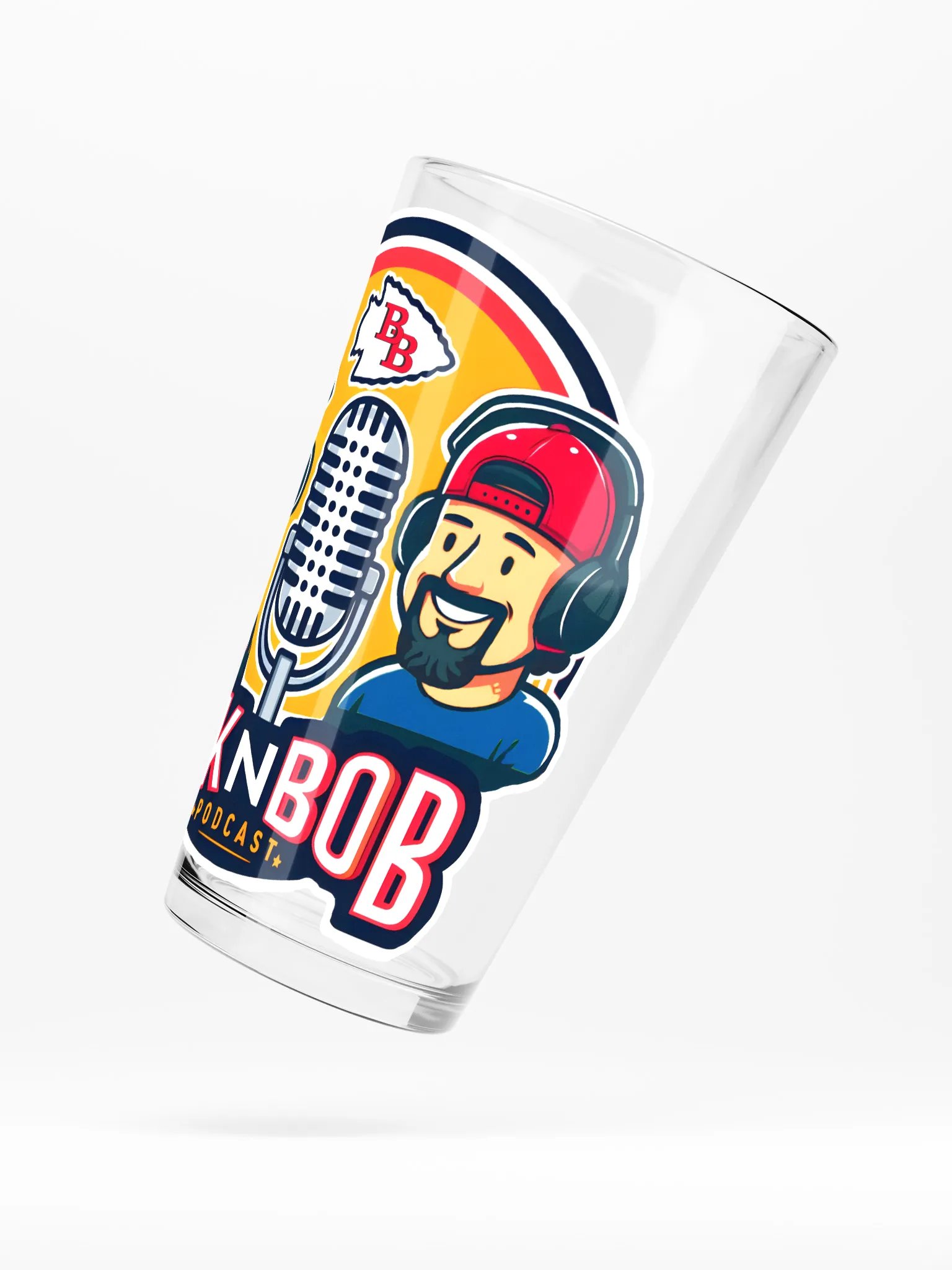 Podcast Party Shaker Pint Glass product image (5)