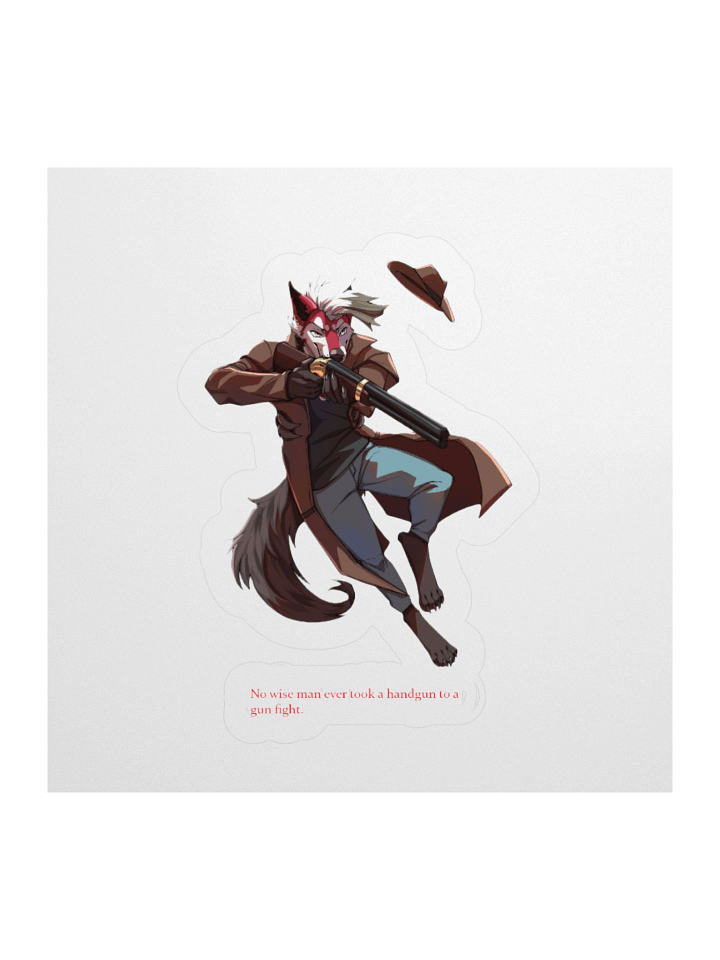Wild West Lycanroc Sticker product image (1)